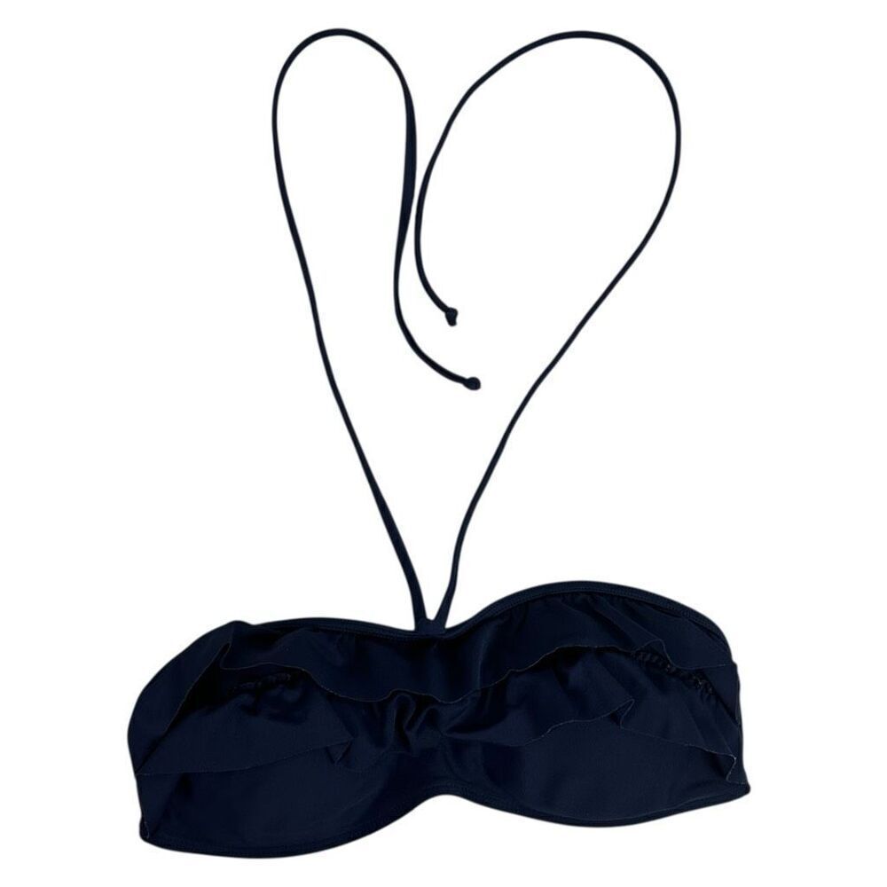 Hollister Women’s Halter Bikini Top XS Dark Blue